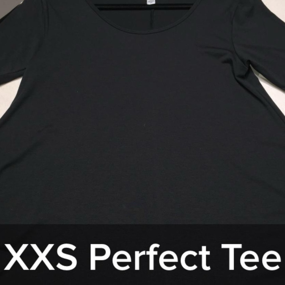 LuLaRoe XXS Black Perfect Tee